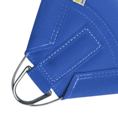 Monotec 370 shade sail corner with adjustable wire cable edge